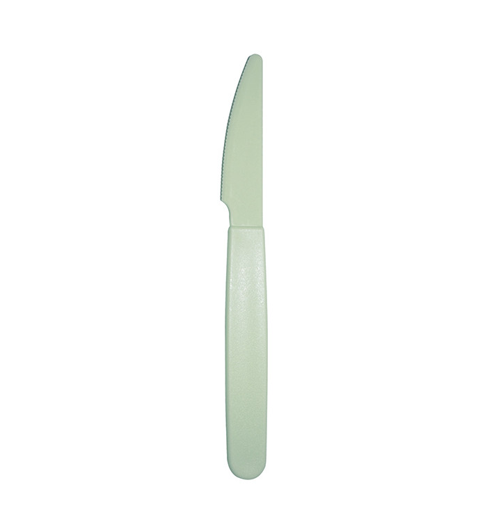 Faca Rutilizável Durável PP Verde 18,5cm (180 Uds) Faca Rutilizável Durável PP Verde 18,5cm (180 Uds)