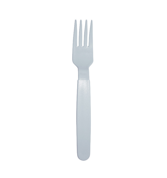 Garfo Reutilizável Durável PP Azul 18,5cm (6 Uds) Garfo Reutilizável Durável PP Azul 18,5cm (6 Uds)