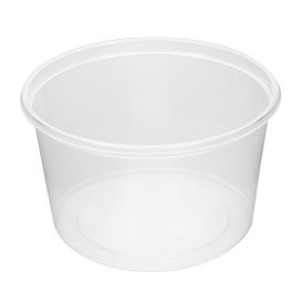 Embalagem Plastico Redondo Transp. 300ml Ø10,5cm (100 Uds)