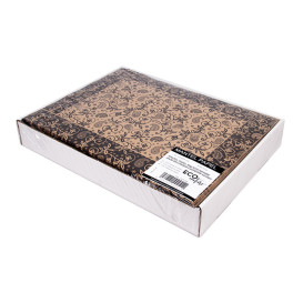 Toalhete Papel Mesa 30x40cm Kraft "Cachemir" 50g (500 Uds)