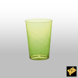 Copo Reutilizável PS Cristal Moon Verde Limão Transp. 230ml (50 Uds)