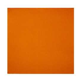 Guardanapos Papel Laranja 2F Ponta-Ponta 33x33cm (50 Uds)