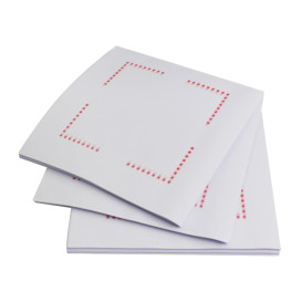 Toalhas de Papel Sulfito Branco 20x20cm (750 Uds)