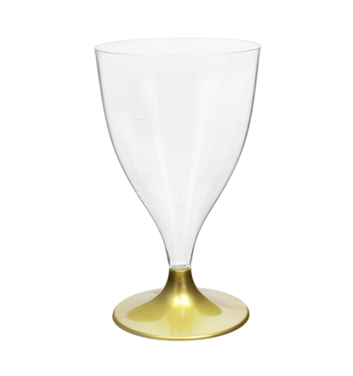 Copo PS Flute Vinho Ouro 200ml 2P (400 Uds) Copo PS Flute Vinho Ouro 200ml 2P (400 Uds)