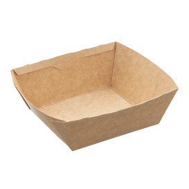 Saladeira Retangular Kraft 375ml 15x12x5cm (400 Uds)