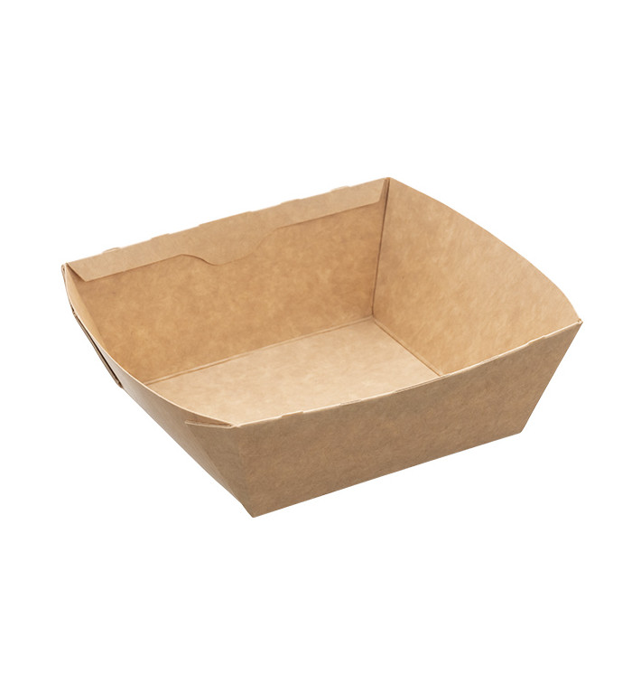 Saladeira Retangular Kraft 375ml 15x12x5cm (400 Uds) Saladeira Retangular Kraft 375ml 15x12x5cm (400 Uds)