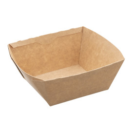 Saladeira Retangular Kraft 500ml 15x12x6cm (400 Uds)