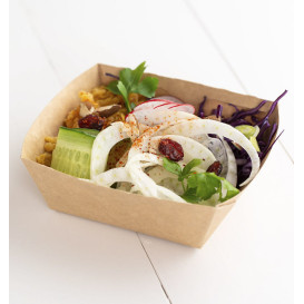 Saladeira Retangular Kraft 1.000ml 19x16x7cm (300 Uds)