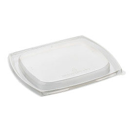 Tampa Retangular rPET para Saladeira 19x16cm (300 Uds)