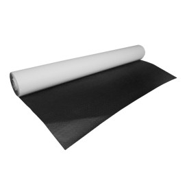 Toalha Papel Rolo Mesa Preto 1x100m 40g (6 Uds)