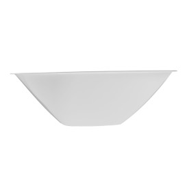 Tigela de Plastico PP "Square" Branco 1250ml Ø21cm (3 Uds)