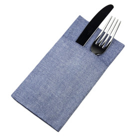 Guardanapos Kanguro Papel 40x40cm Vaquero Azul (960 Uds)
