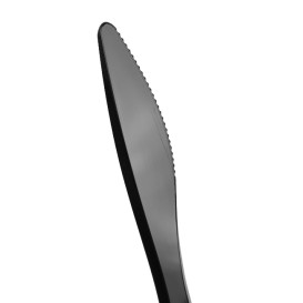 Faca Plastico Luxury Preto 175mm (2.000 Uds)