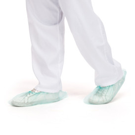 Cobre Sapatos em Polietileno 20 Microns Verde (100 Uds)