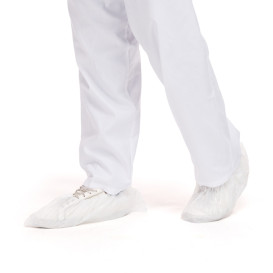 Cobre Sapatos em Polietileno 20 Microns Branco (1.000 Uds)