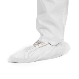 Cobre Sapatos em Polietileno 20 Microns Branco (1.000 Uds)