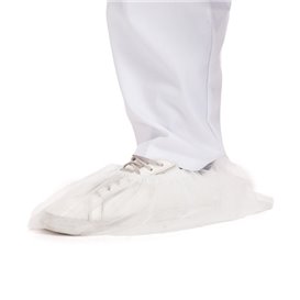 Cobre Sapatos em Polipropileno Branco (100 Uds)