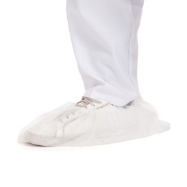 Cobre Sapatos em Polipropileno Branco (100 Uds)