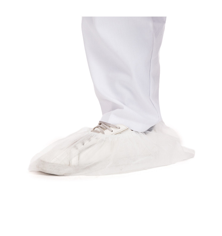 Cobre Sapatos em Polipropileno Branco (100 Uds)