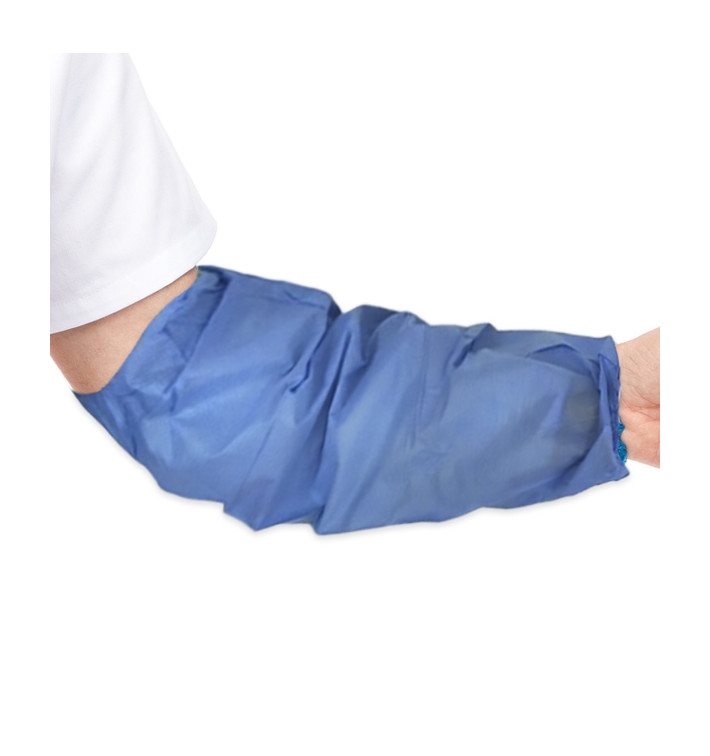 Manguitos em TST de PP Plastificado 25x44cm Azul (50 Uds) Manguitos em TST de PP Plastificado 25x44cm Azul (50 Uds)
