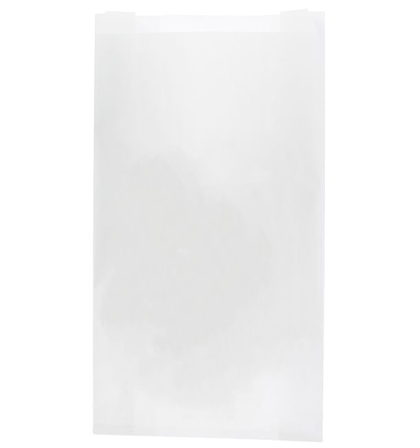 Saco de Papel Branco 14+7x24 cm (1.000 Uds)