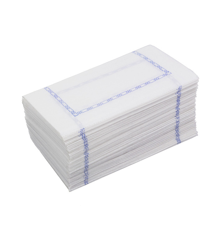 Toalhas de Papel "Zigzag" Branco Debrum 14x14cm (250 Uds) Toalhas de Papel "Zigzag" Branco Debrum 14x14cm (250 Uds)