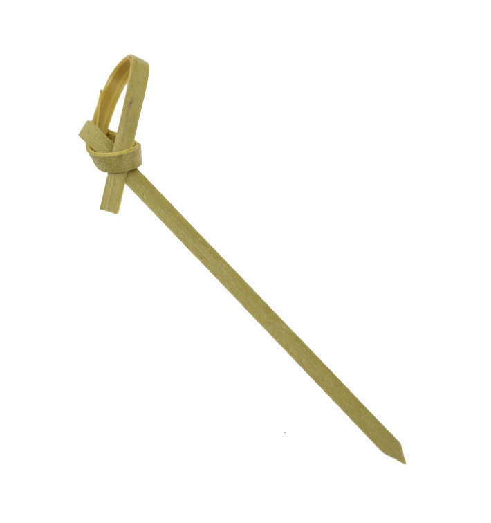 Espeto de Bambu "Laço" 7cm em caixa(1.200 Uds) Espeto de Bambu "Laço" 7cm em caixa(1.200 Uds)