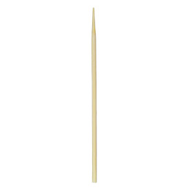 Palito Bambú Redondo Espetada 80mm (200 Uds)