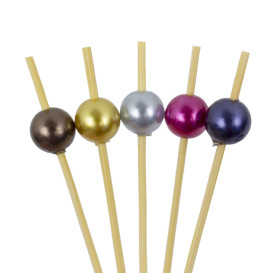 Espetos de Bambu Pérola Sortido 9cm (100 Uds)