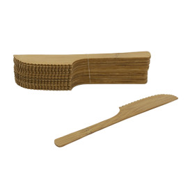 Faca de Bambu 15cm em caixa (100 Uds)