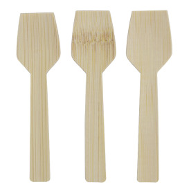 Colher de Bambu 9cm (100 Uds)