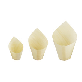 Cone de Madeira Degustação 8cm (1.000 Uds)