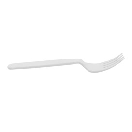Garfo Reutilizável Durable PP Mineral Branco 18,5cm (6 Uds)