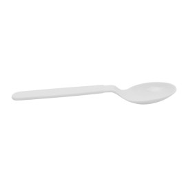 Colher Reutilizável Durable PP Mineral Branca 18,5cm (6 Uds)