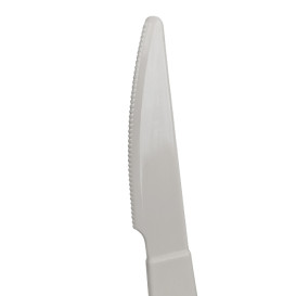Faca Rutilizável Durable PP Mineral Cinza 18,5cm (6 Uds)