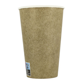Copo de Cartão 12Oz/360ml Kraft Ø8,0cm (1.100 Uds)