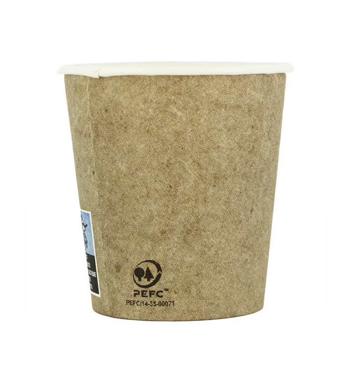 Copo de Cartão 4Oz/120 ml Kraft Ø6,2cm (80 Uds) Copo de Cartão 4Oz/120 ml Kraft Ø6,2cm (80 Uds)