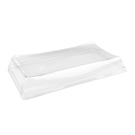 Tampa Plastico Trasp. Bandeja 12x22cm (300 Uds)