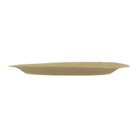 Prato de Cartão Redondo "Radial" Kraft Ø18cm 200gr/m² (650 Uds)