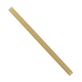 Palhinha Eco Direita em Cana-de-açúcar Ø0,8cm 15cm (50 Uds)
