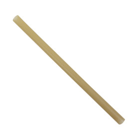 Palhinha Eco Direita em Cana-de-açúcar Ø1,2cm 25cm (50 Uds)