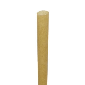 Palhinha Eco Direita em Cana-de-açúcar Ø0,8cm 25cm (50 Uds)