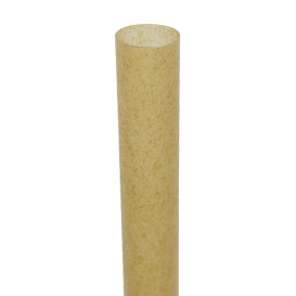 Palhinha Eco Direita em Cana-de-açúcar Ø1,2cm 15cm (1.000 Uds)