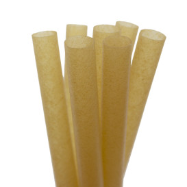 Palhinha Eco Direita em Cana-de-açúcar Ø1,2cm 15cm (1.000 Uds)