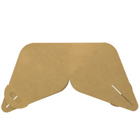 Caixa de Bolo Borboleta Kraft 18x18x13cm (25 Uds)
