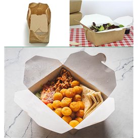 Caixa TakeAway Kraft 11,8x9x6,3cm (25 Uds)