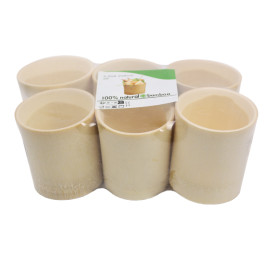 Copo de Bambu Degustação Pequeno 5,8x6,2x6cm (60 Uds)