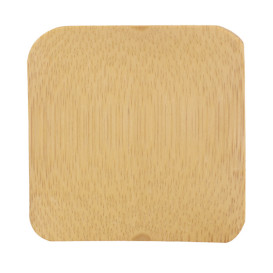 Prato Degustação de Bambu 6x6cm (12 Uds)