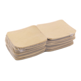 Prato Degustação de Bambu 6x6cm (12 Uds)