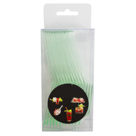 Colher Plastico Degustação Transparente 12,4cm (12 Uds)